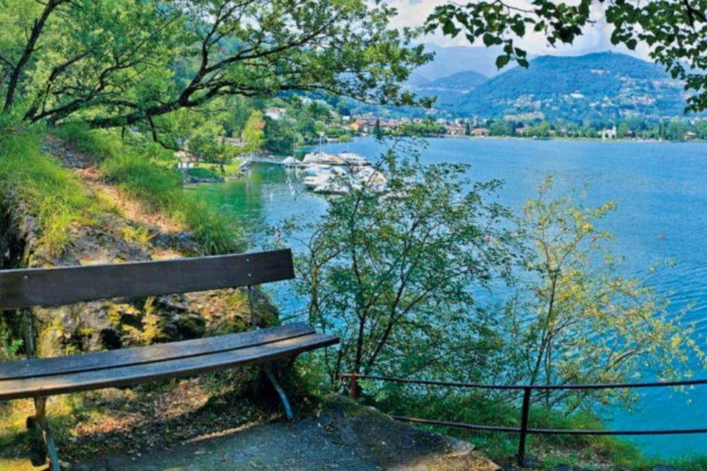 Tresa Bay House - Lugano Lake Lavena Ponte Tresa Bagian luar foto